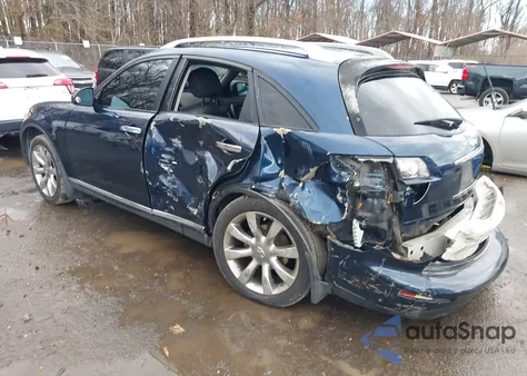 2007 Infiniti Fx35 z USA, uszkodzony, nr VIN JNRAS08W77X206814